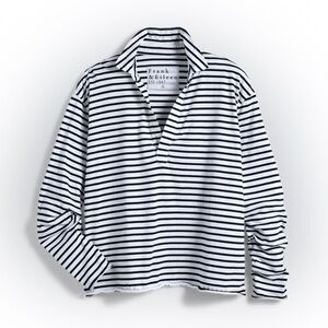 Frank & Eileen Patrick Stripe Popover Henley size small